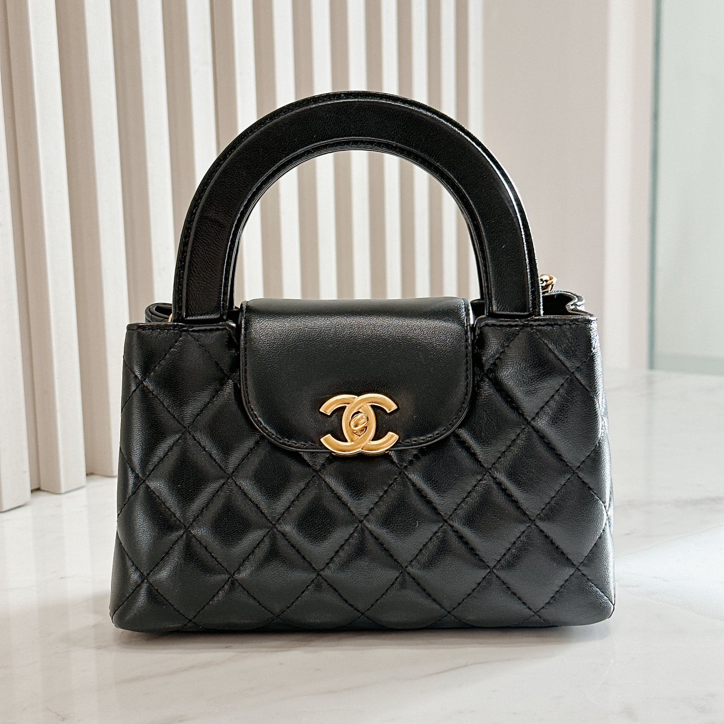 Chanel Mini Kelly in Black GHW