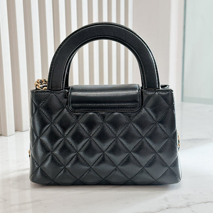 Chanel Mini Kelly in Black GHW