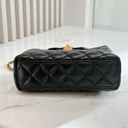 Chanel Mini Kelly in Black GHW