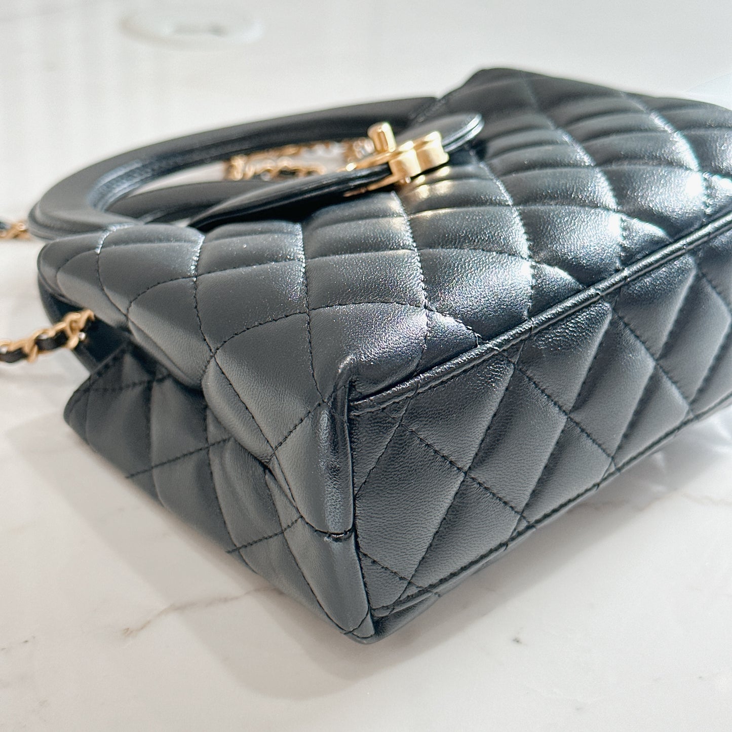 Chanel Mini Kelly in Black GHW