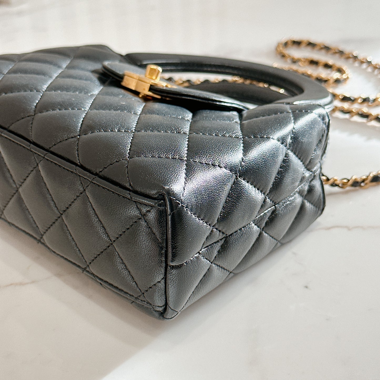 Chanel Mini Kelly in Black GHW