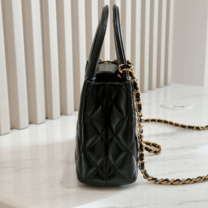 Chanel Mini Kelly in Black GHW