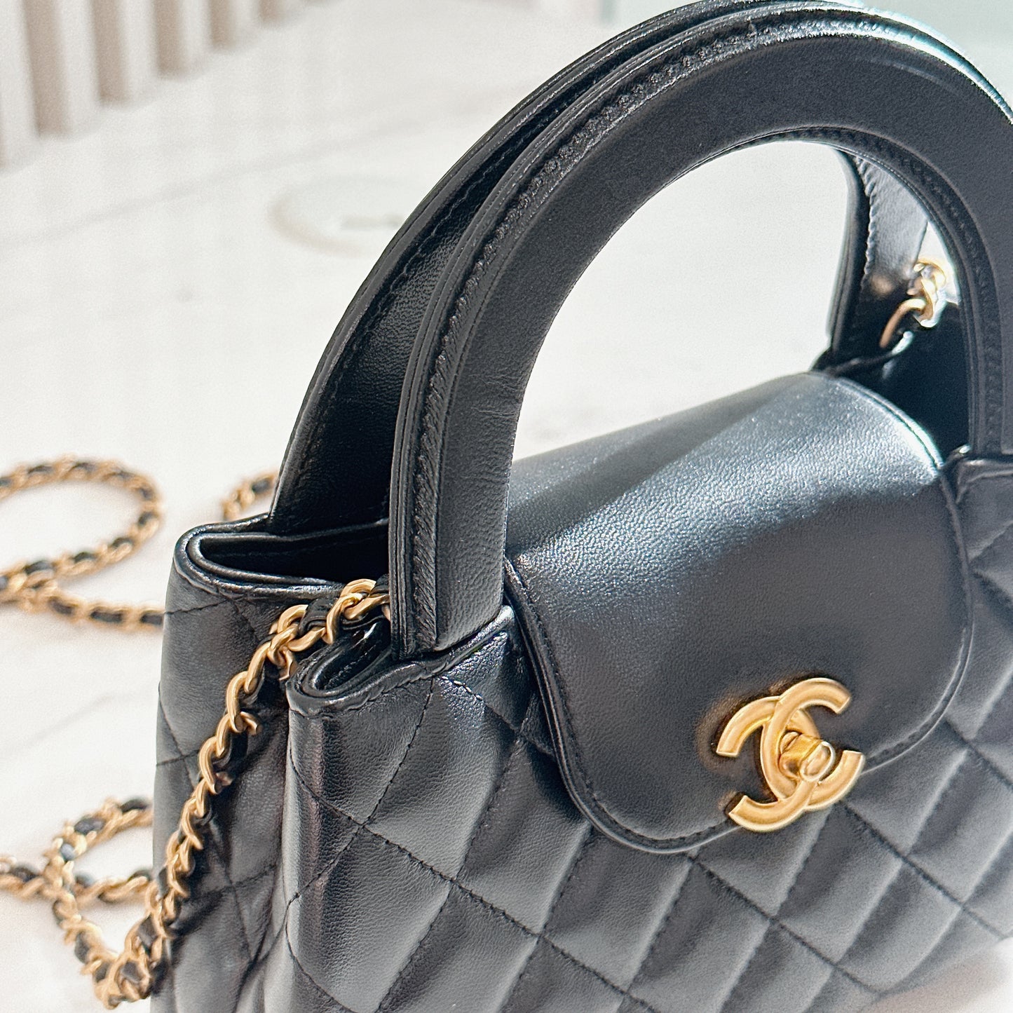Chanel Mini Kelly in Black GHW