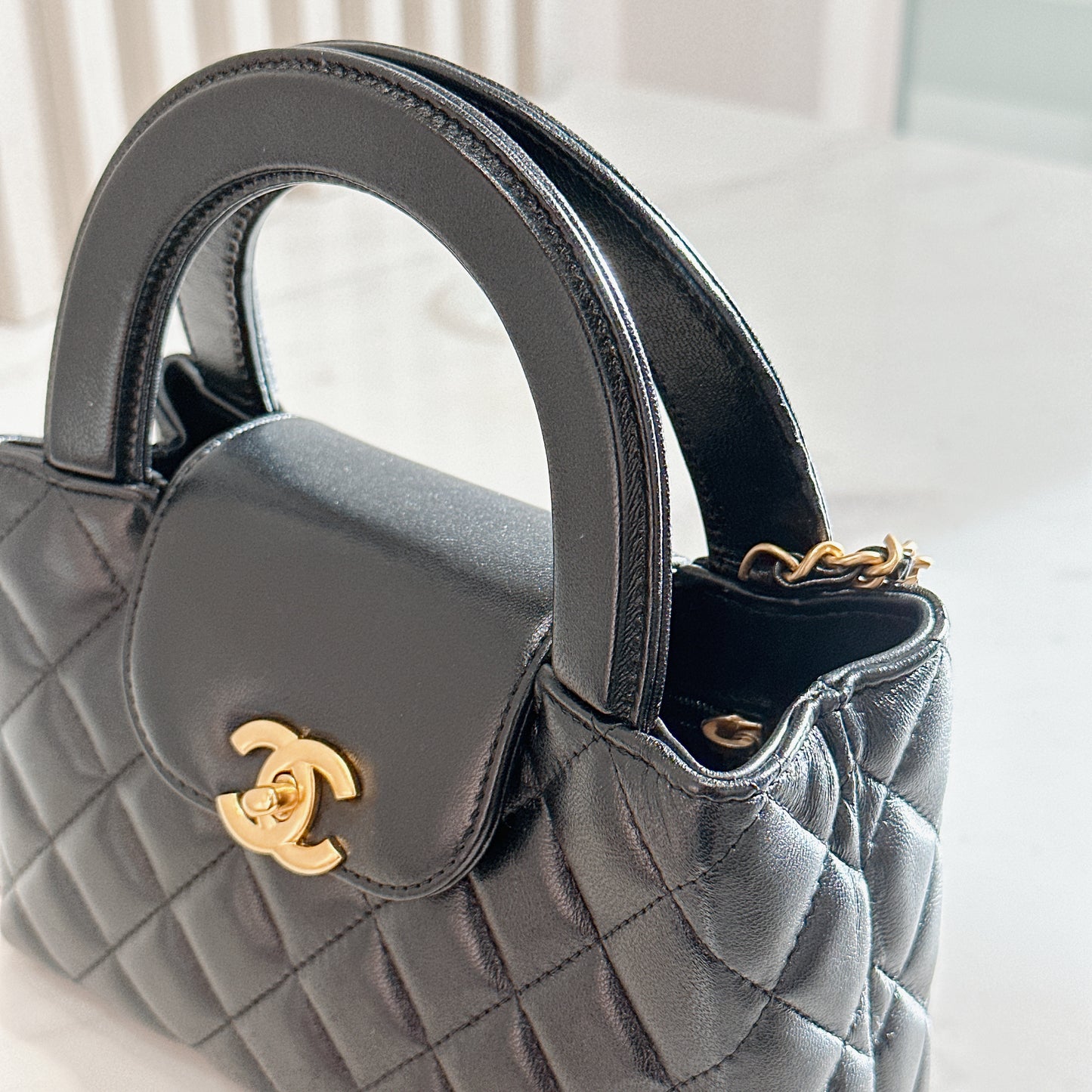 Chanel Mini Kelly in Black GHW