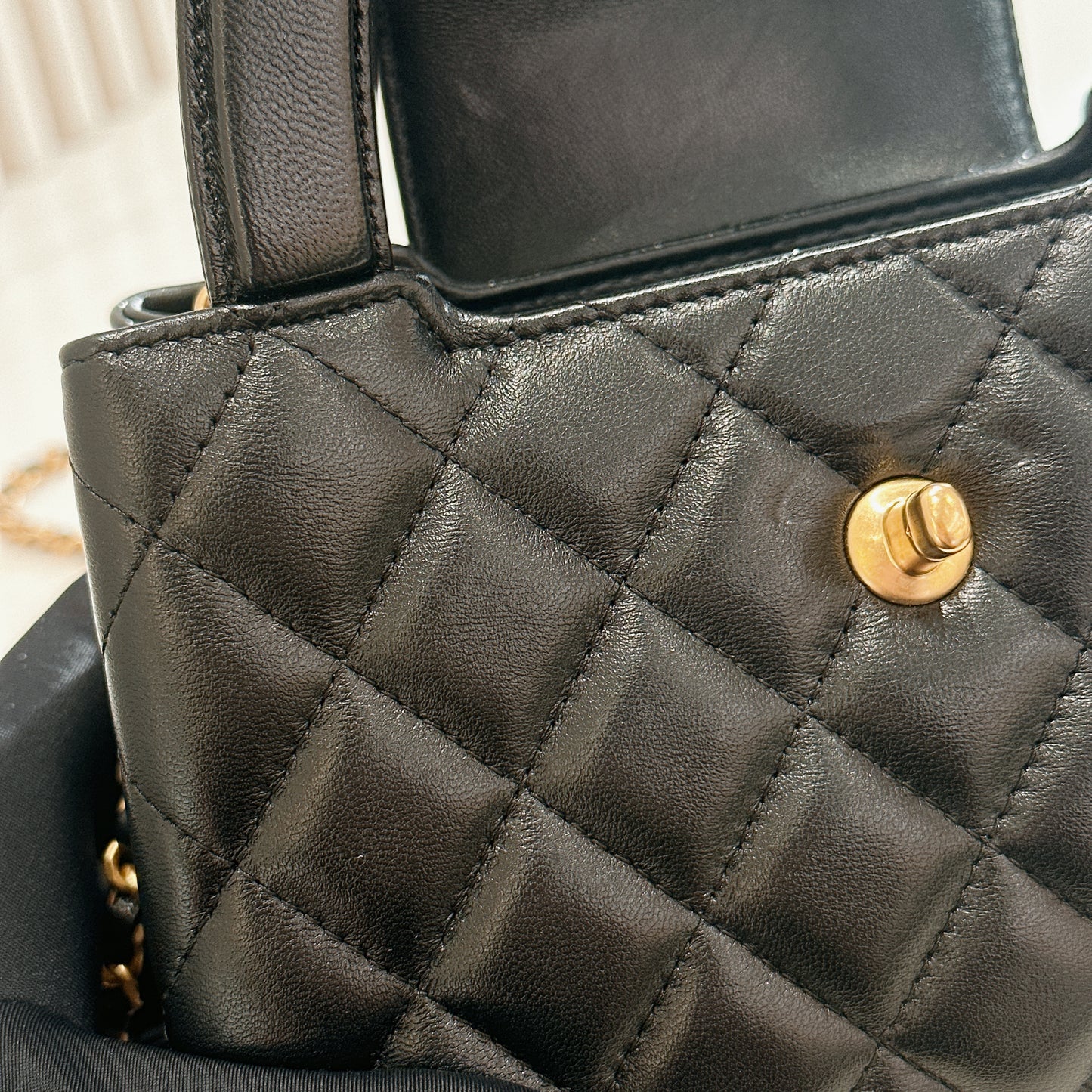 Chanel Mini Kelly in Black GHW
