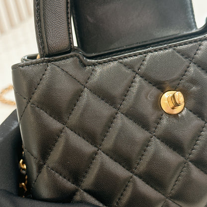 Chanel Mini Kelly in Black GHW