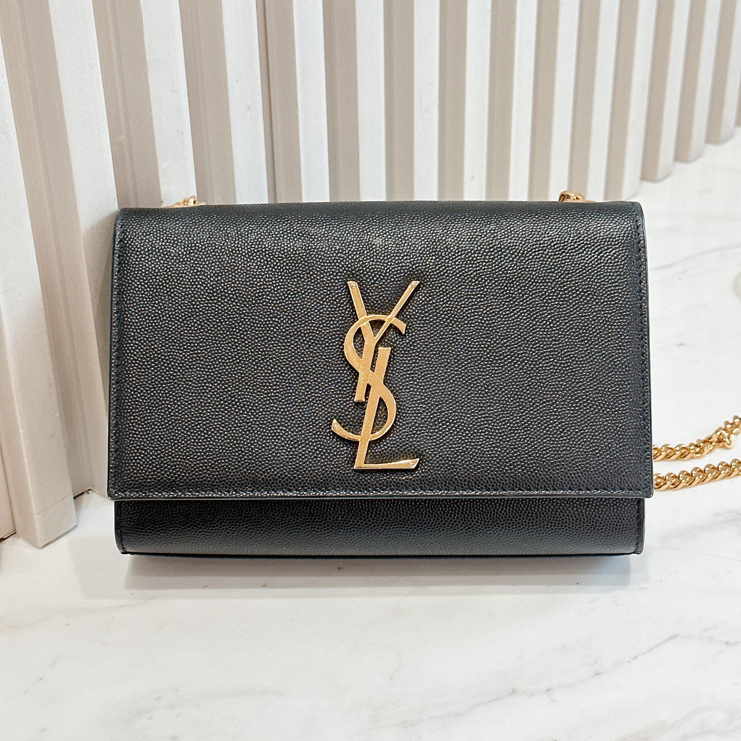 YSL Kate Small in Black GHW