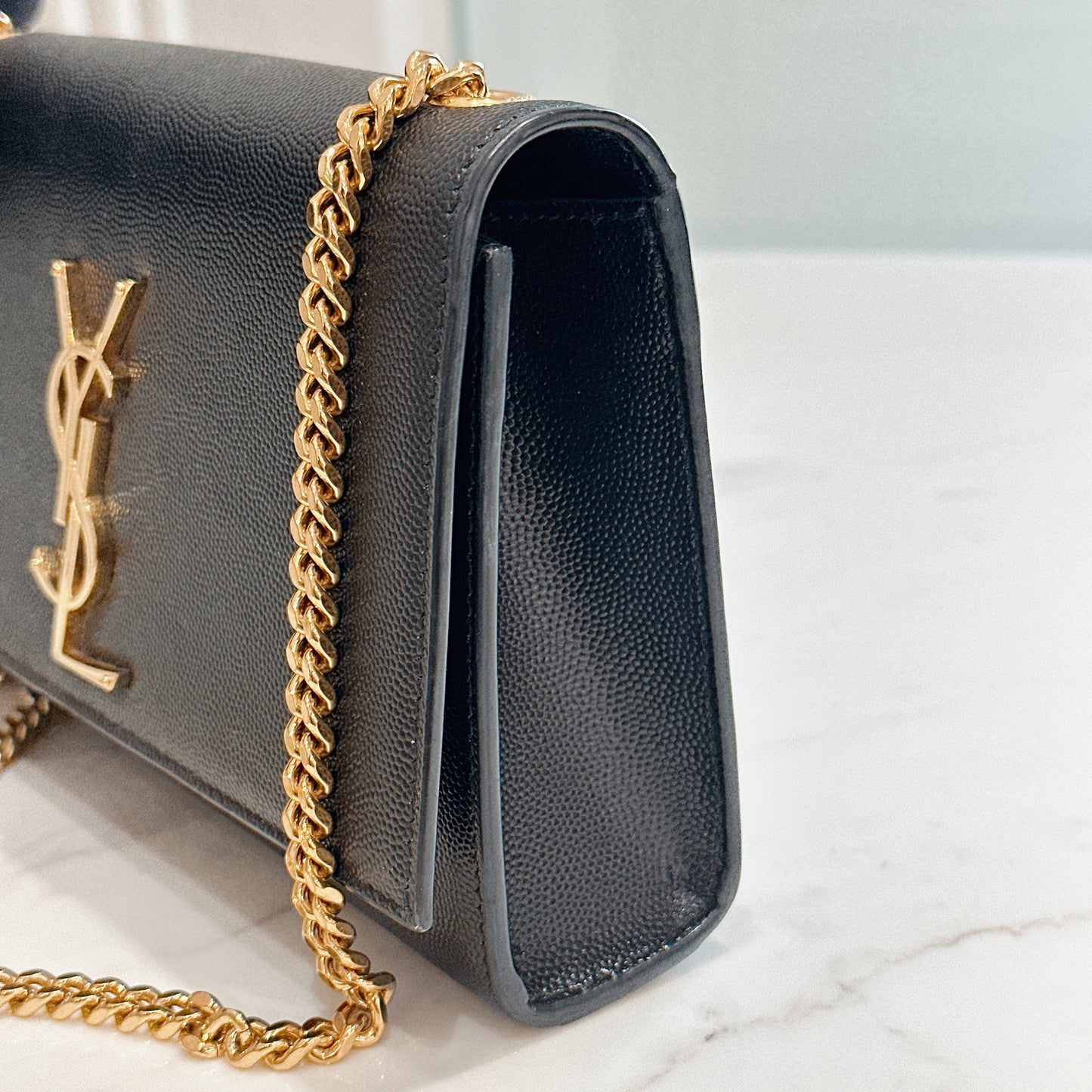 YSL Kate Small in Black GHW