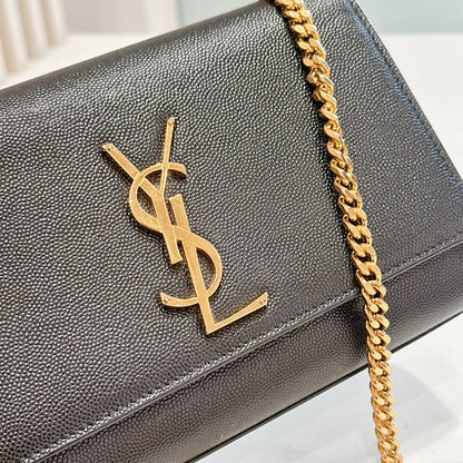 YSL Kate Small in Black GHW