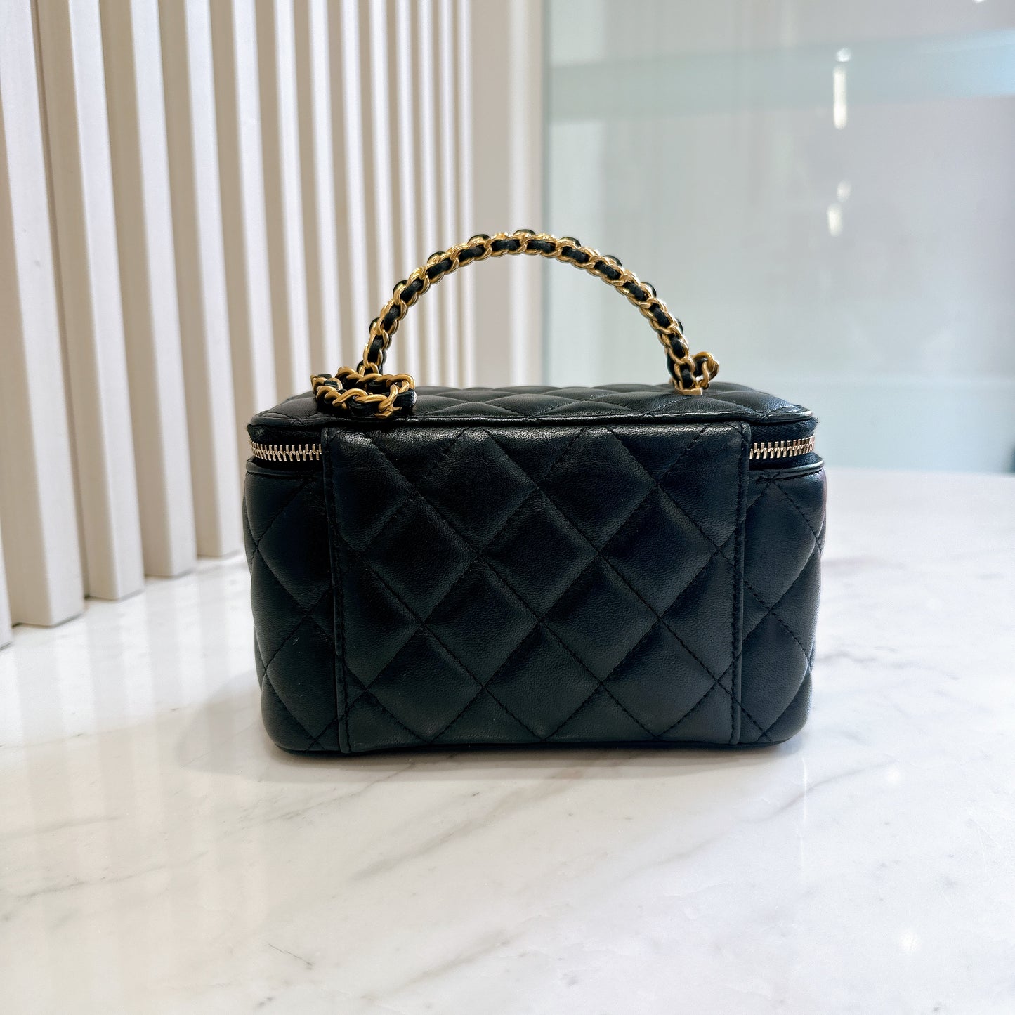 Chanel Vanity Case with Top Handle