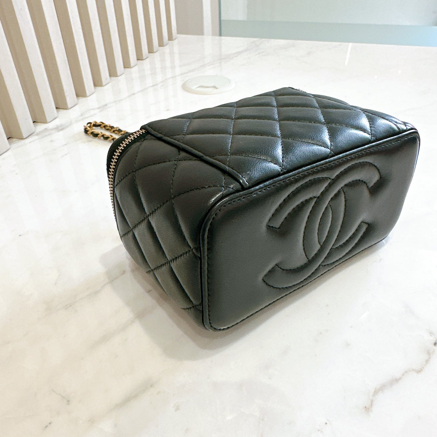 Chanel Vanity Case with Top Handle