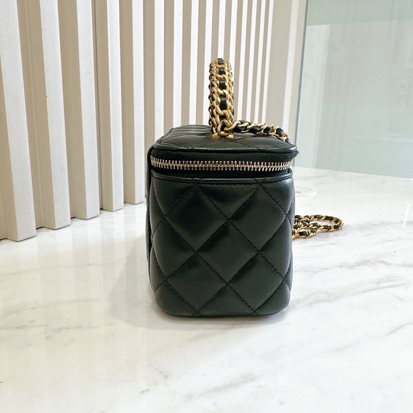 Chanel Vanity Case with Top Handle