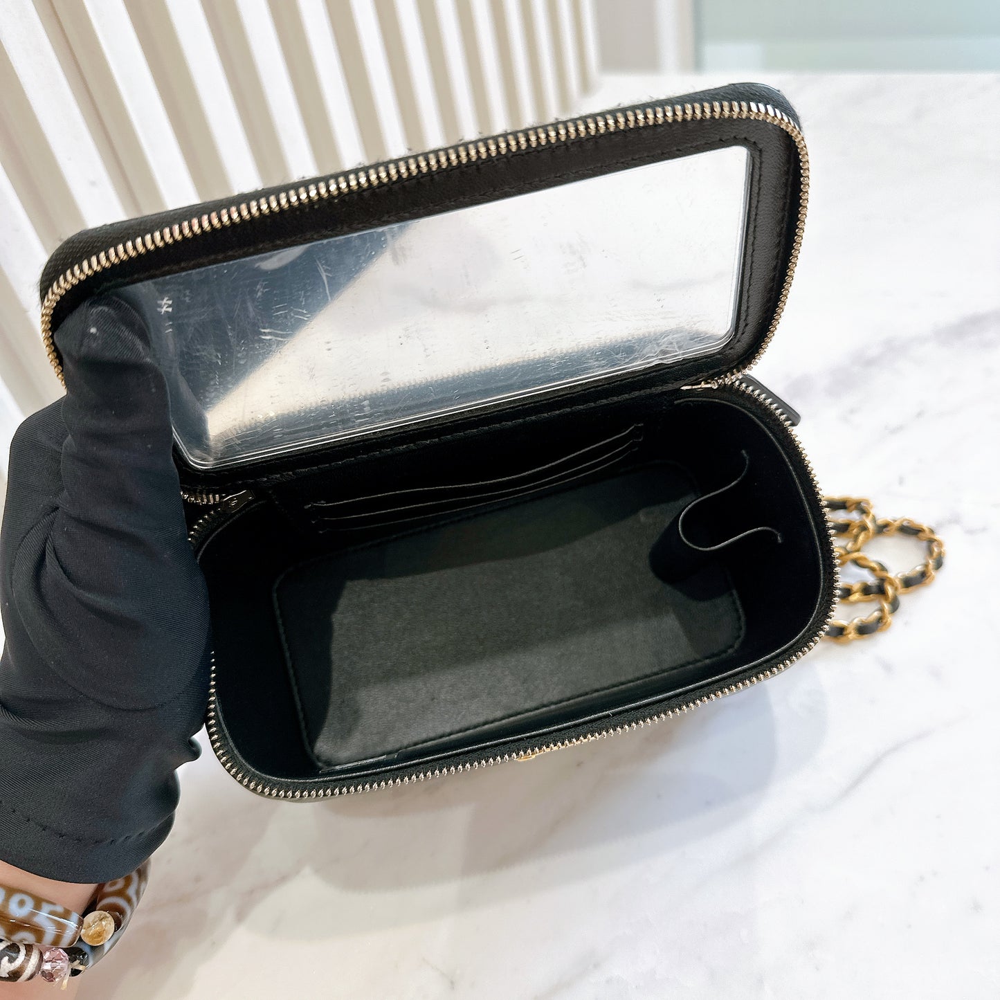 Chanel Vanity Case with Top Handle