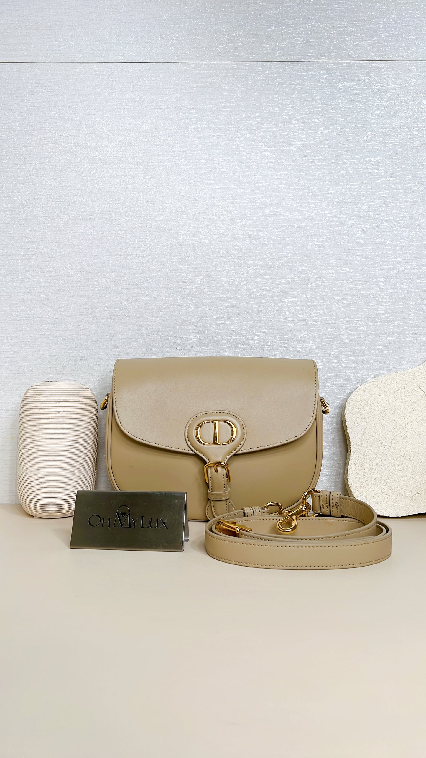 Dior Bobby Medium in Beige