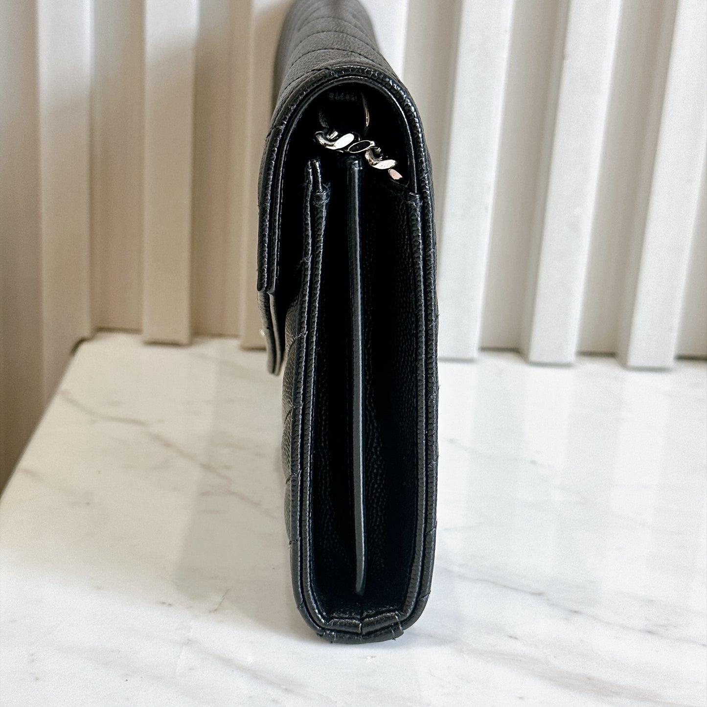 YSL Wallet On Chain Black SHW