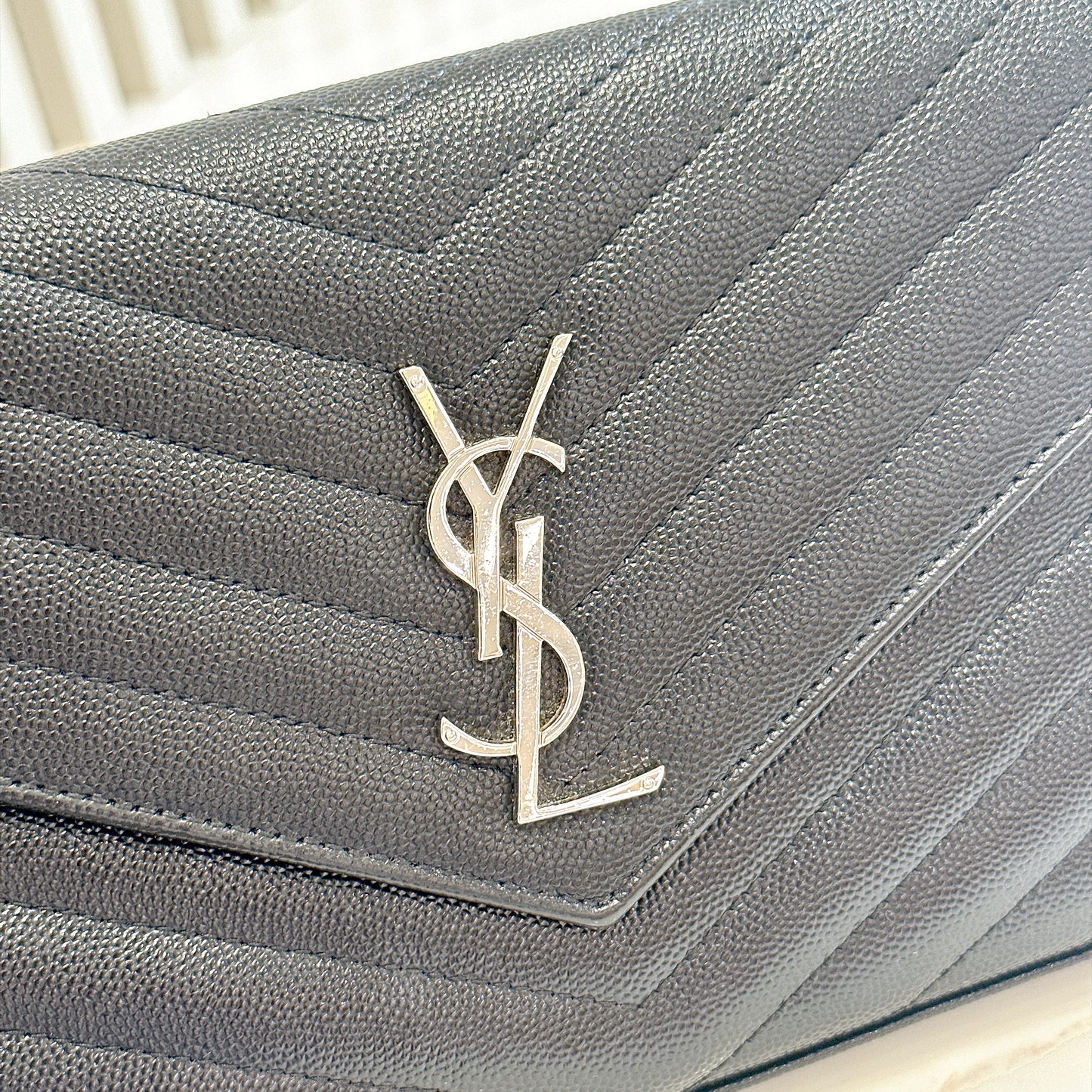 YSL Wallet On Chain Black SHW