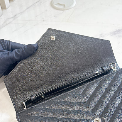 YSL Wallet On Chain Black SHW