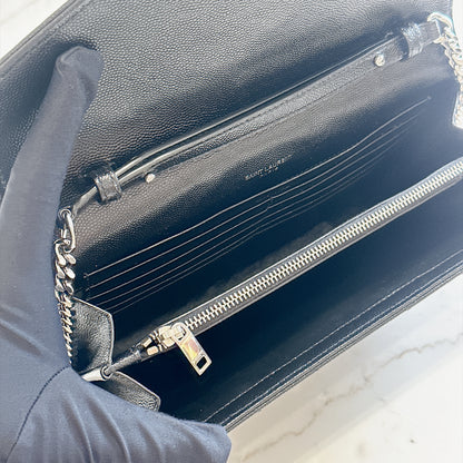YSL Wallet On Chain Black SHW