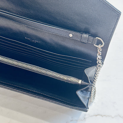 YSL Wallet On Chain Black SHW