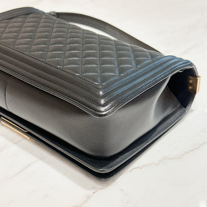 Chanel Boy New Medium in Black Lambskin