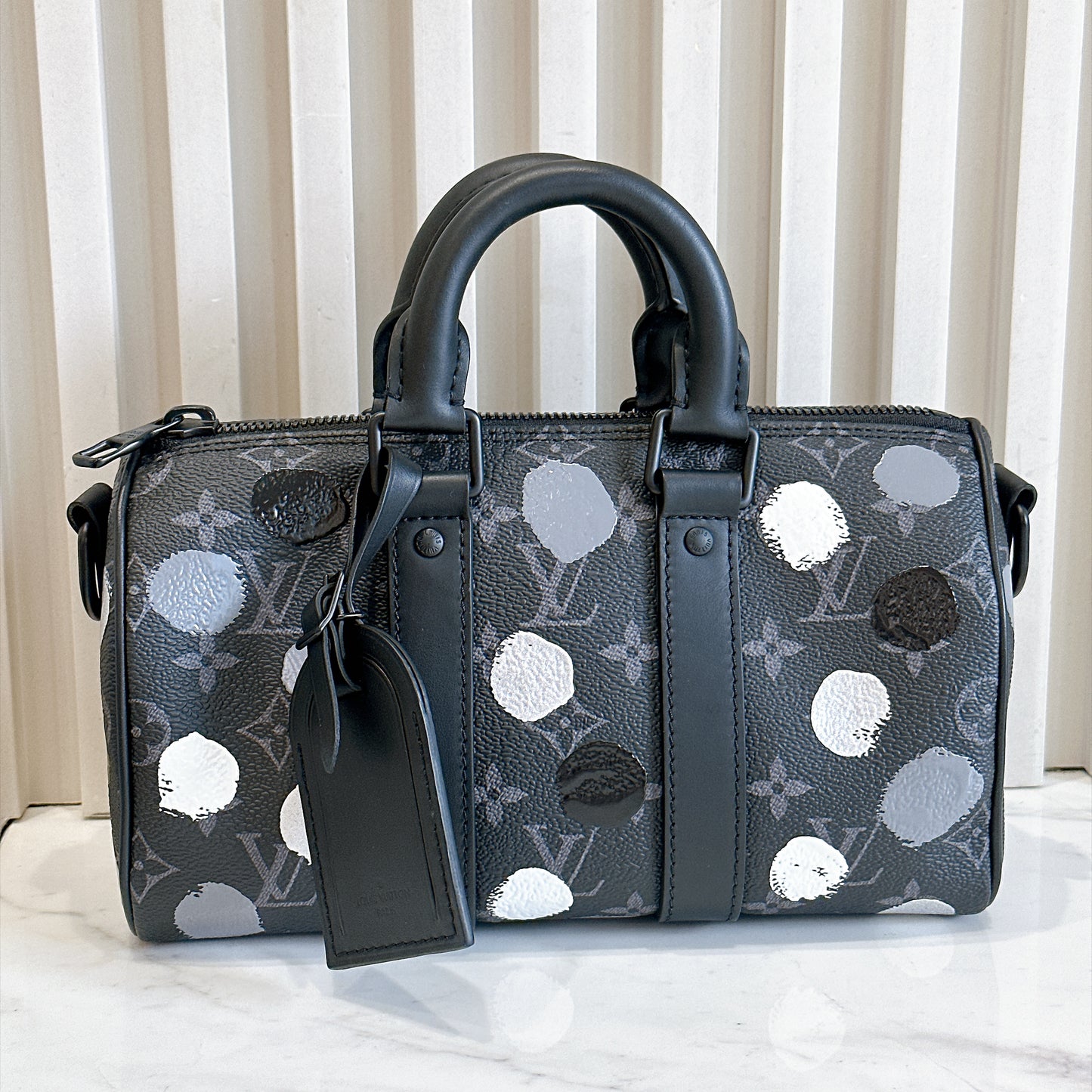 LV x Yayoi Kusama Keepall 25