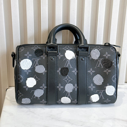 LV x Yayoi Kusama Keepall 25