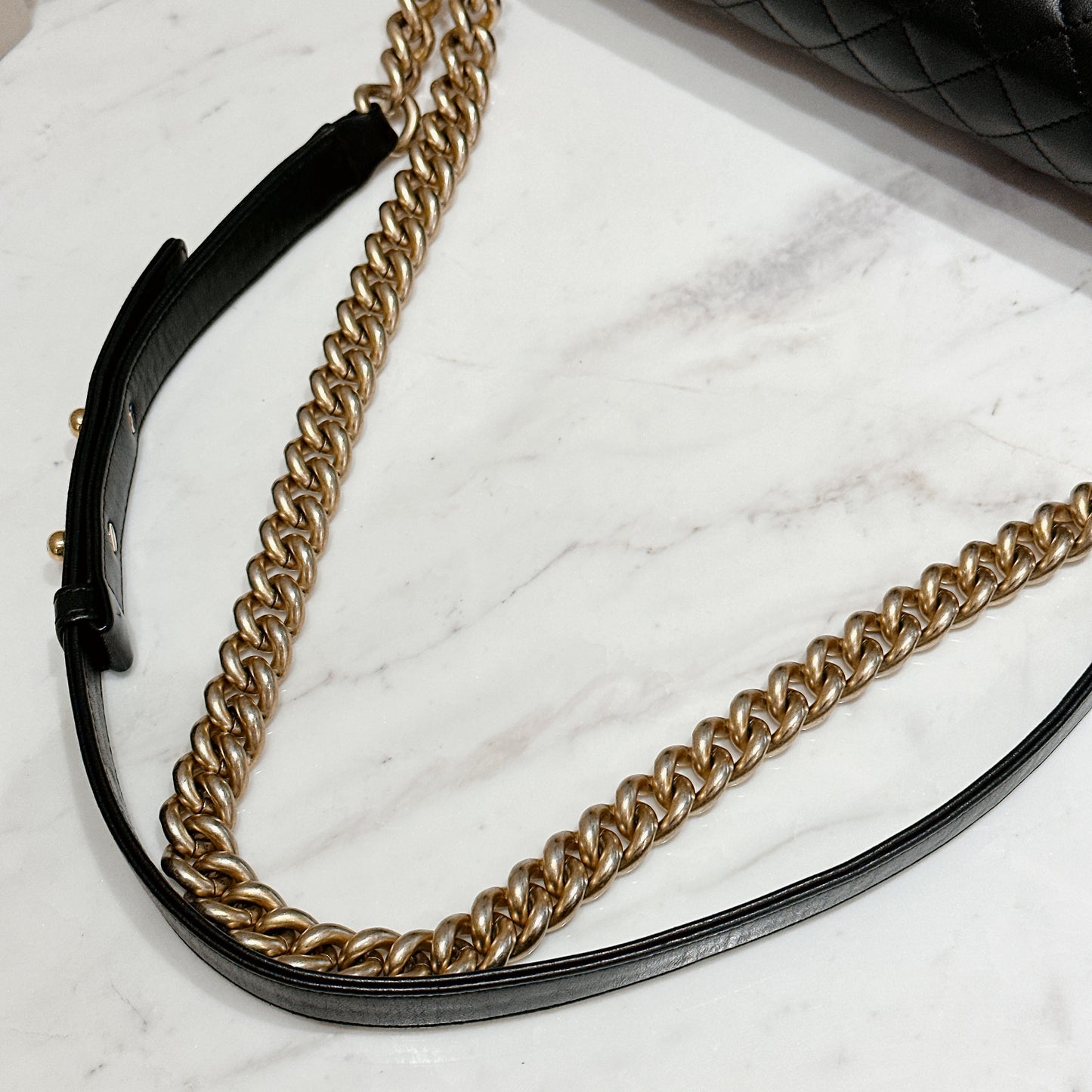 Chanel Boy New Medium in Black Lambskin