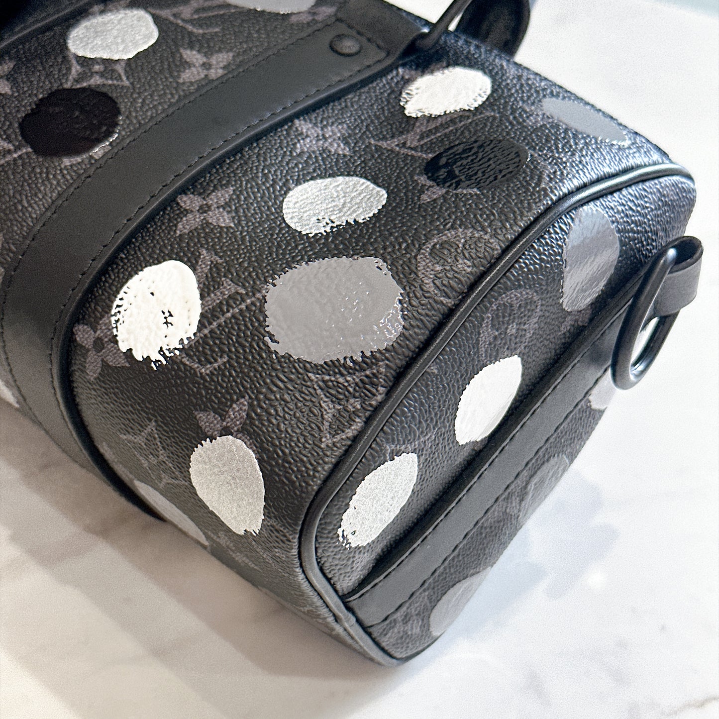 LV x Yayoi Kusama Keepall 25