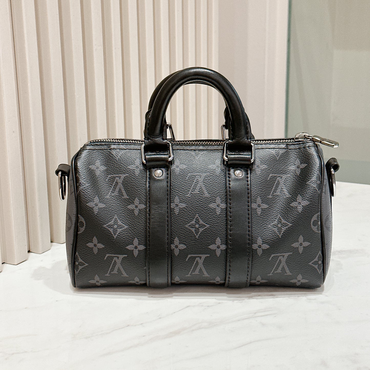 LV Keepall 25 Monogram Eclipse