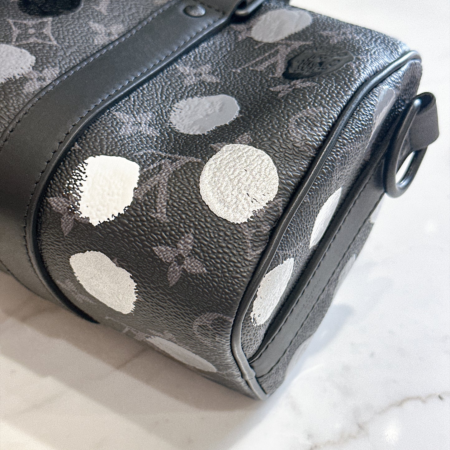 LV x Yayoi Kusama Keepall 25