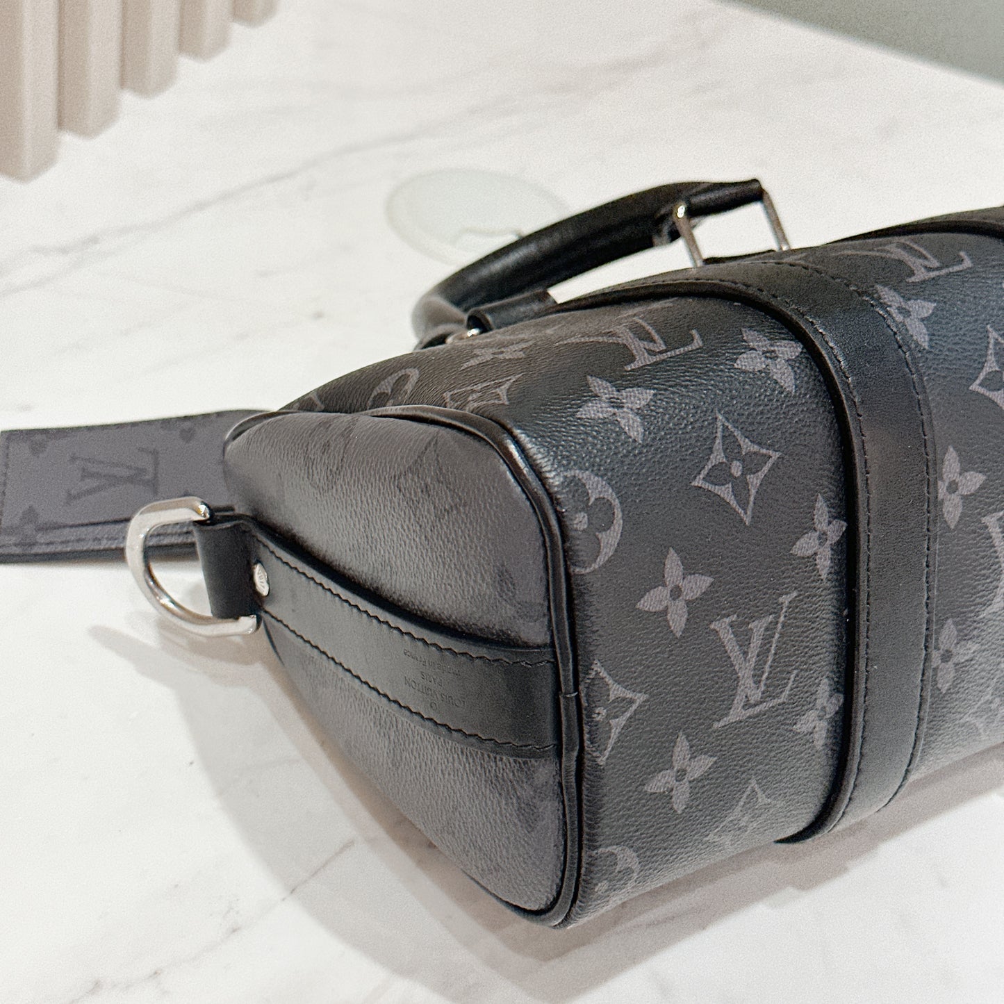 LV Keepall 25 Monogram Eclipse
