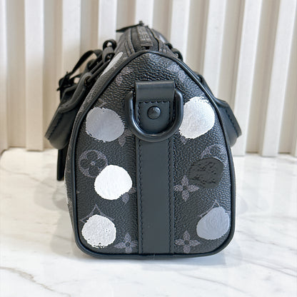 LV x Yayoi Kusama Keepall 25