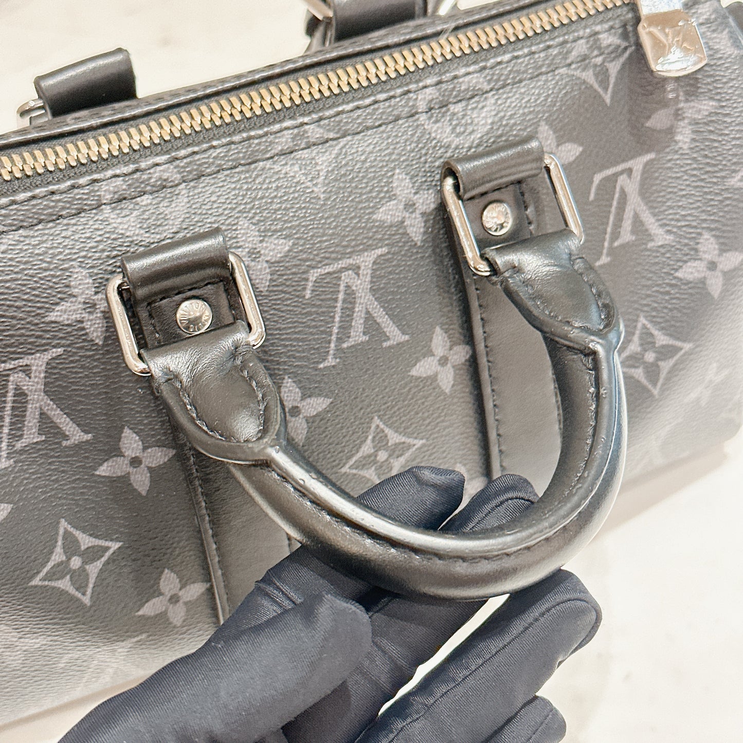 LV Keepall 25 Monogram Eclipse