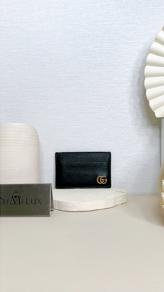 Gucci Marmont Card Case in Black
