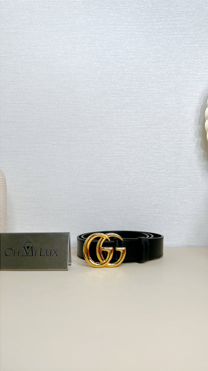 Gucci Marmont Belt in GHW