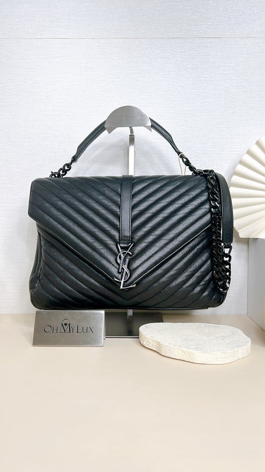 YSL College Large in Black