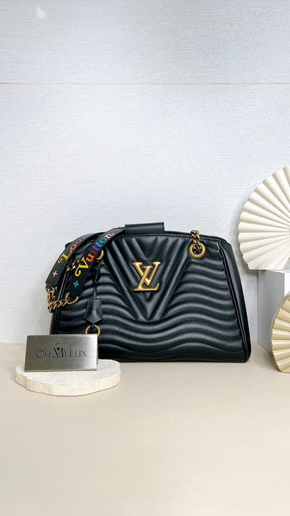 LV New Wave Tote in Black