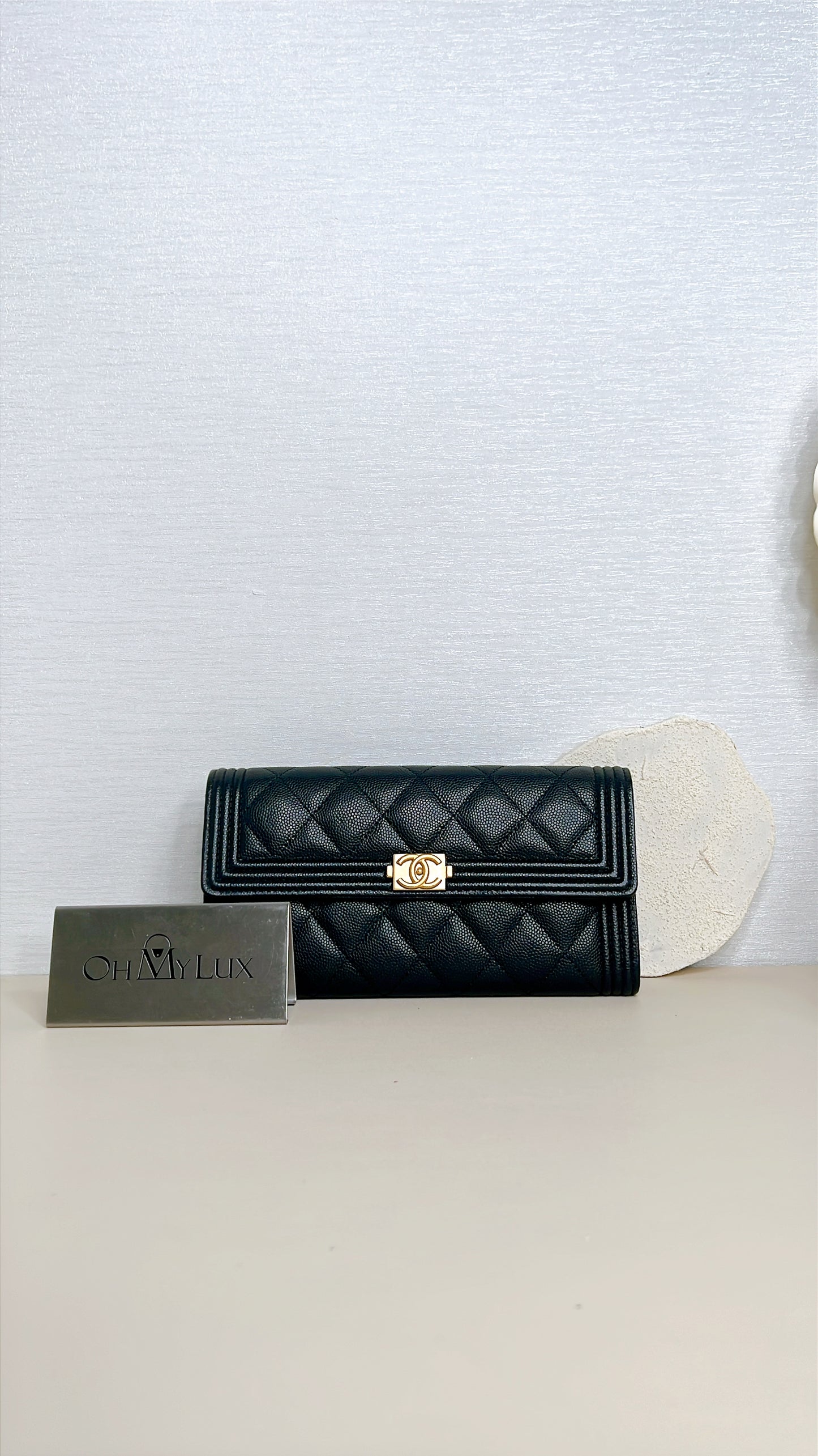 Chanel Boy Long Wallet
