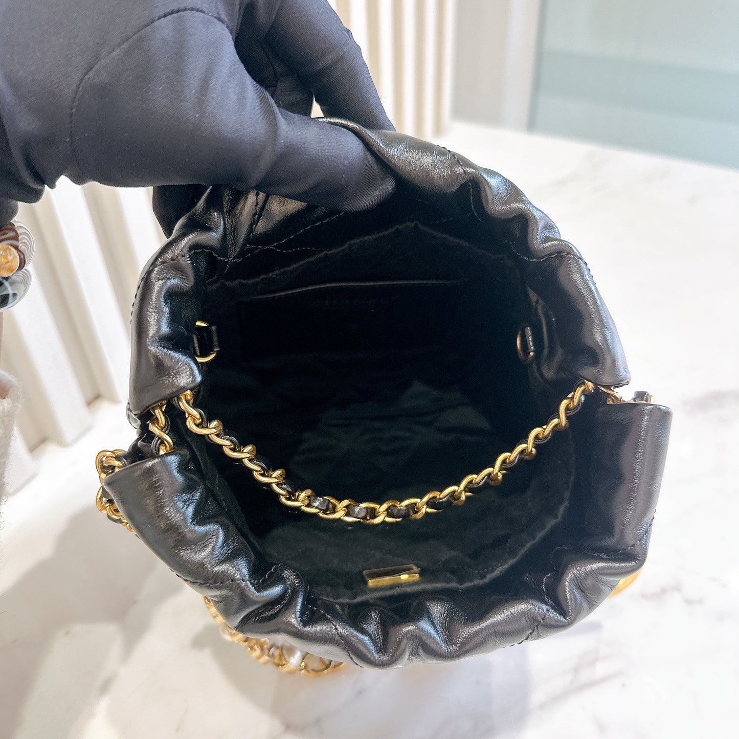 Chanel 22 Mini With Pearl