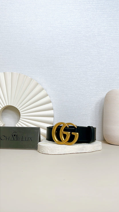 Gucci Marmont Belt in Black