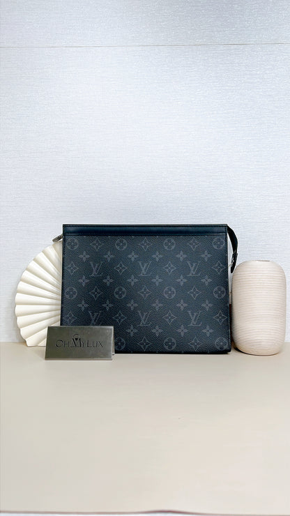 LV Pochette Voyage MM Monogram Eclipse