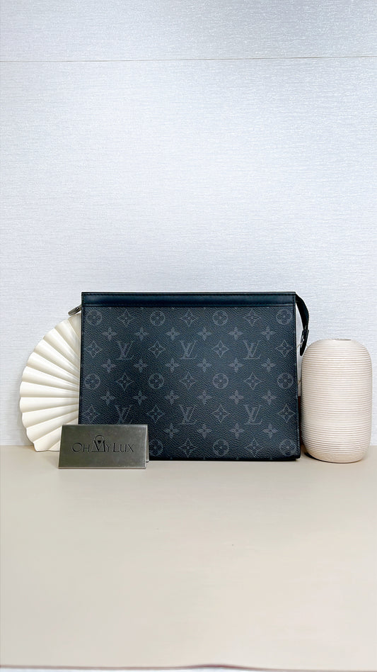 LV Pochette Voyage MM Monogram Eclipse