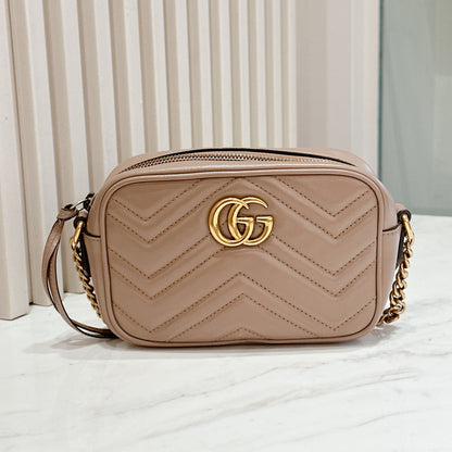 Gucci Marmont Camera Mini in Dusty Pink