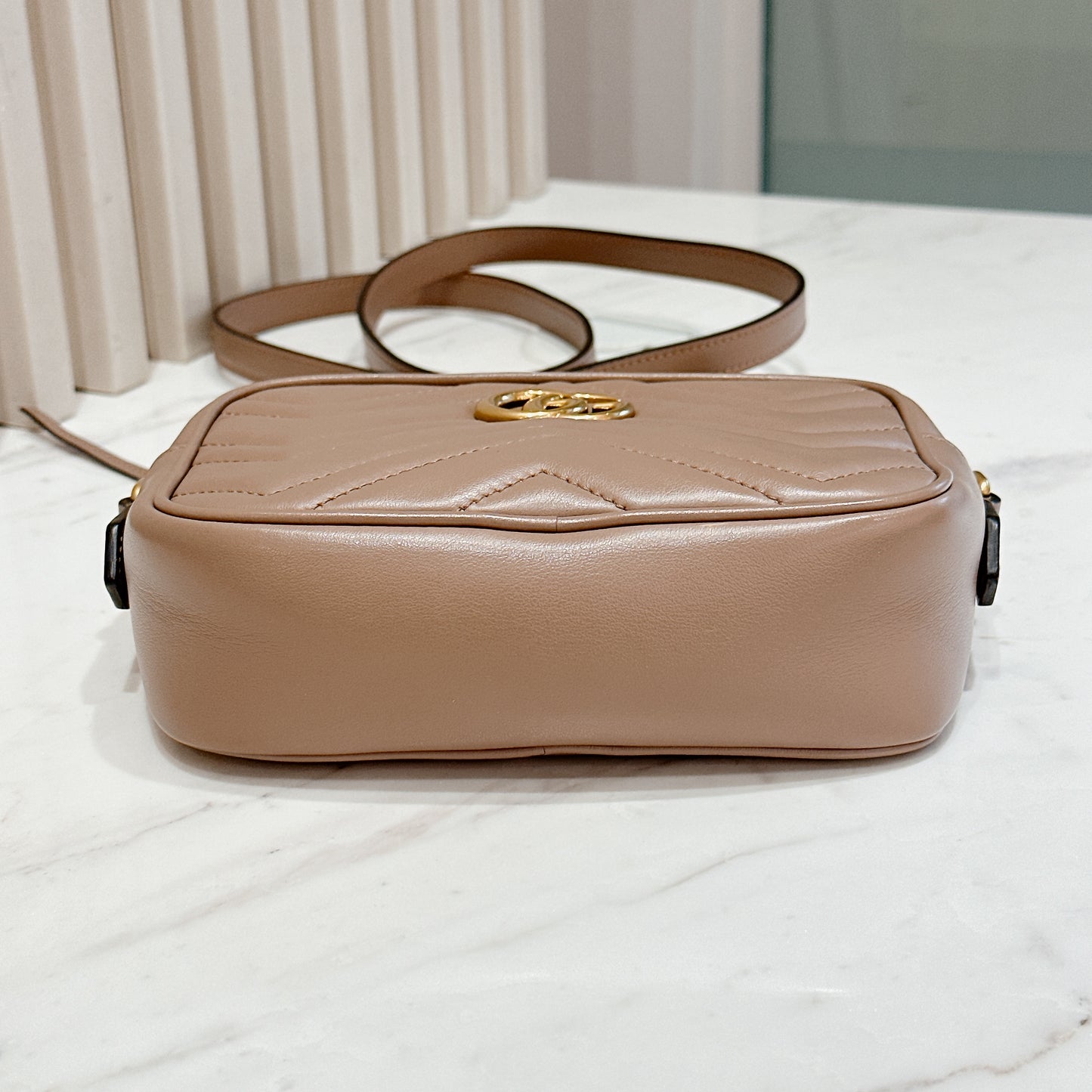 Gucci Marmont Camera Mini in Dusty Pink
