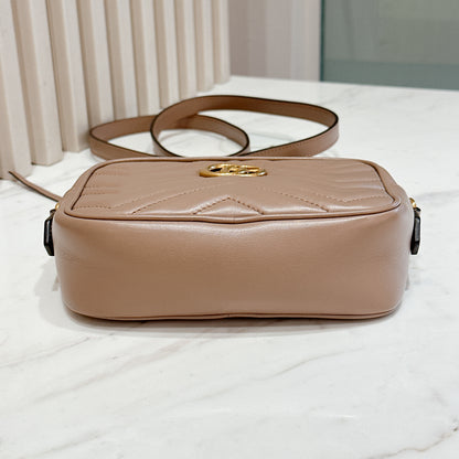 Gucci Marmont Camera Mini in Dusty Pink
