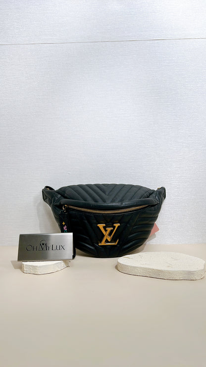 LV New Wave Bumbag in Black