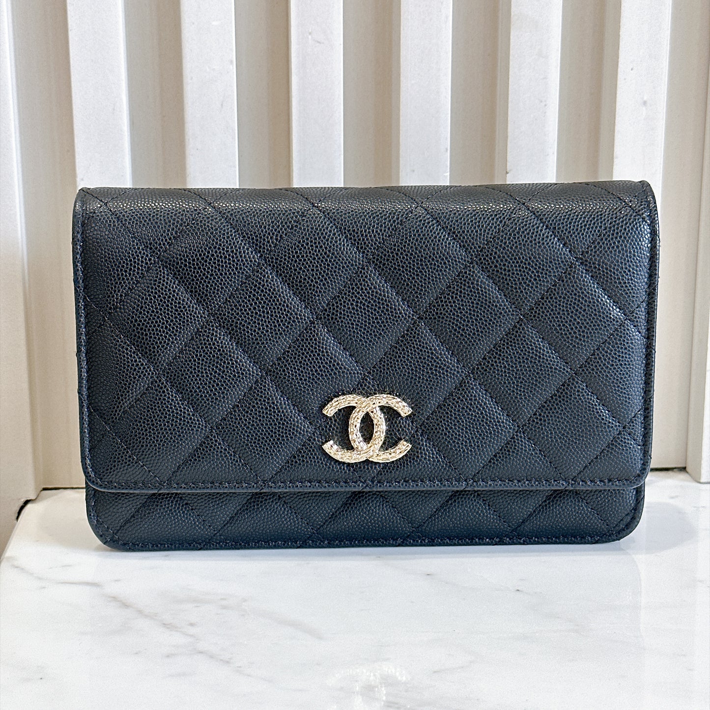 Chanel 24K Wallet On Chain in Black