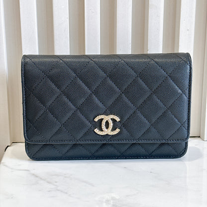 Chanel 24K Wallet On Chain in Black