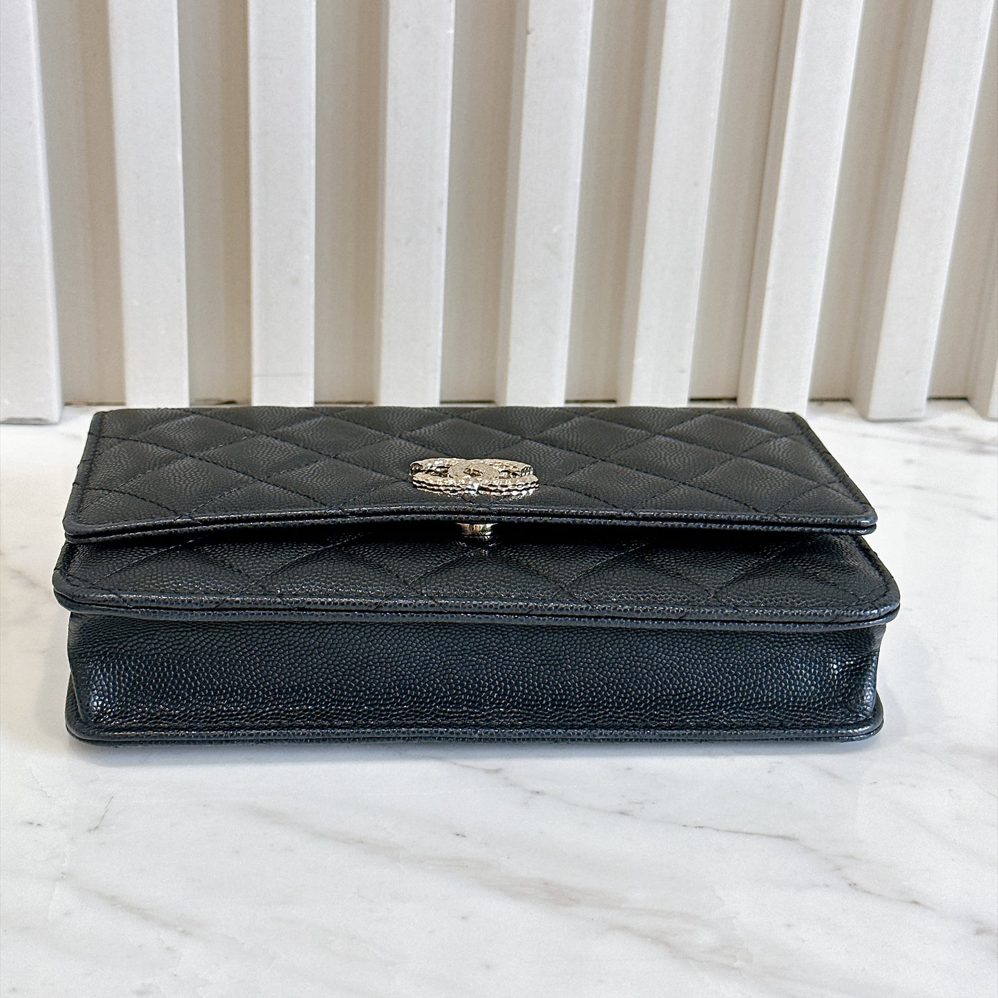 Chanel 24K Wallet On Chain in Black