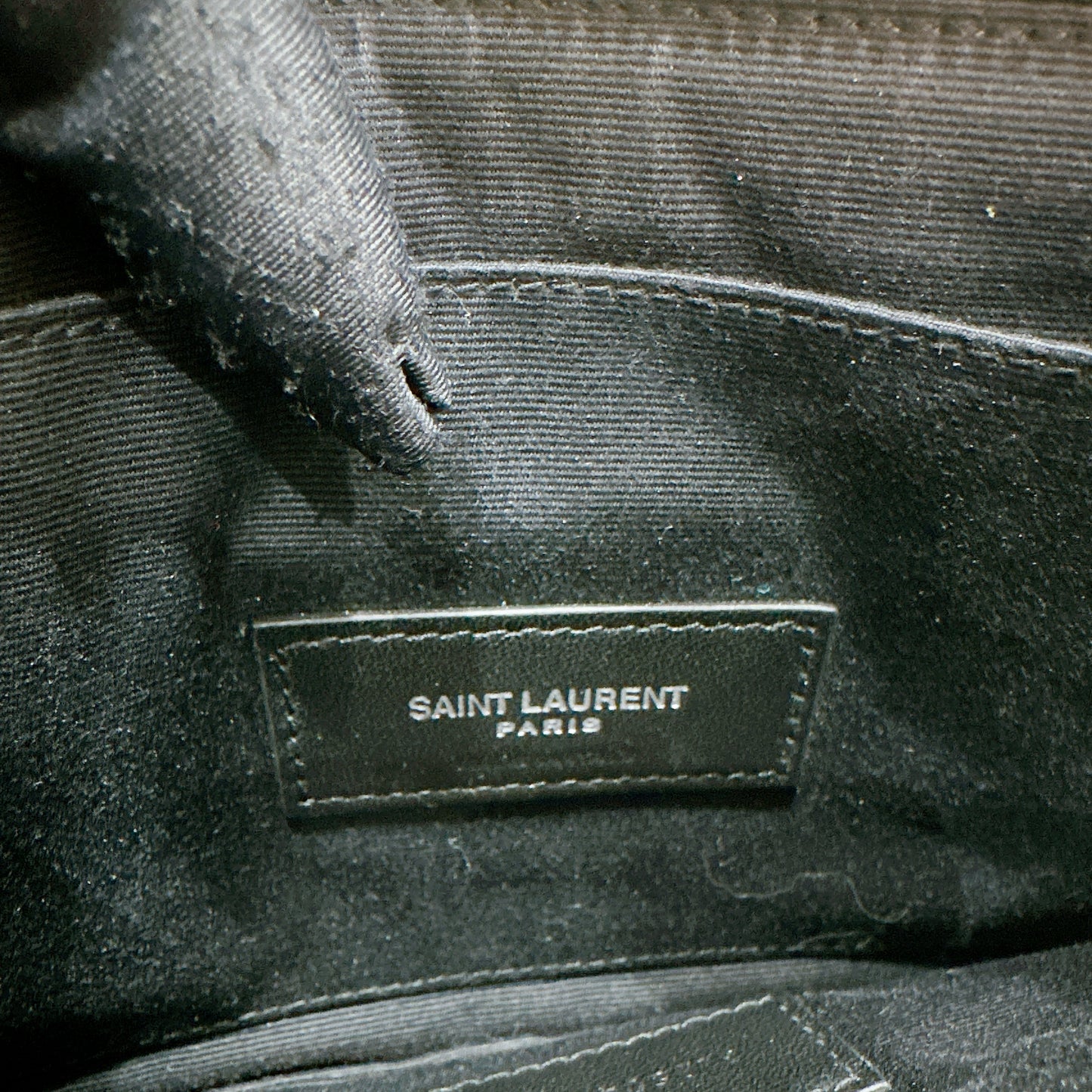 YSL Bill Pouch in Silver